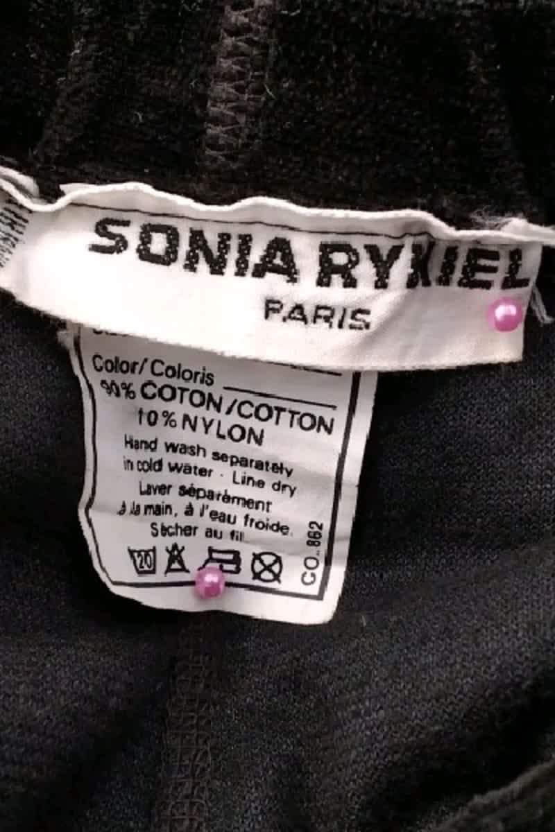 Jupe Sonia Rykiel Noir en Coton
