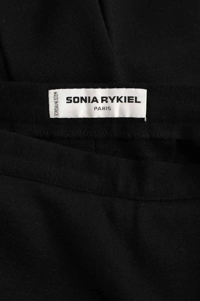 Jupe Sonia Rykiel Noir en Laine