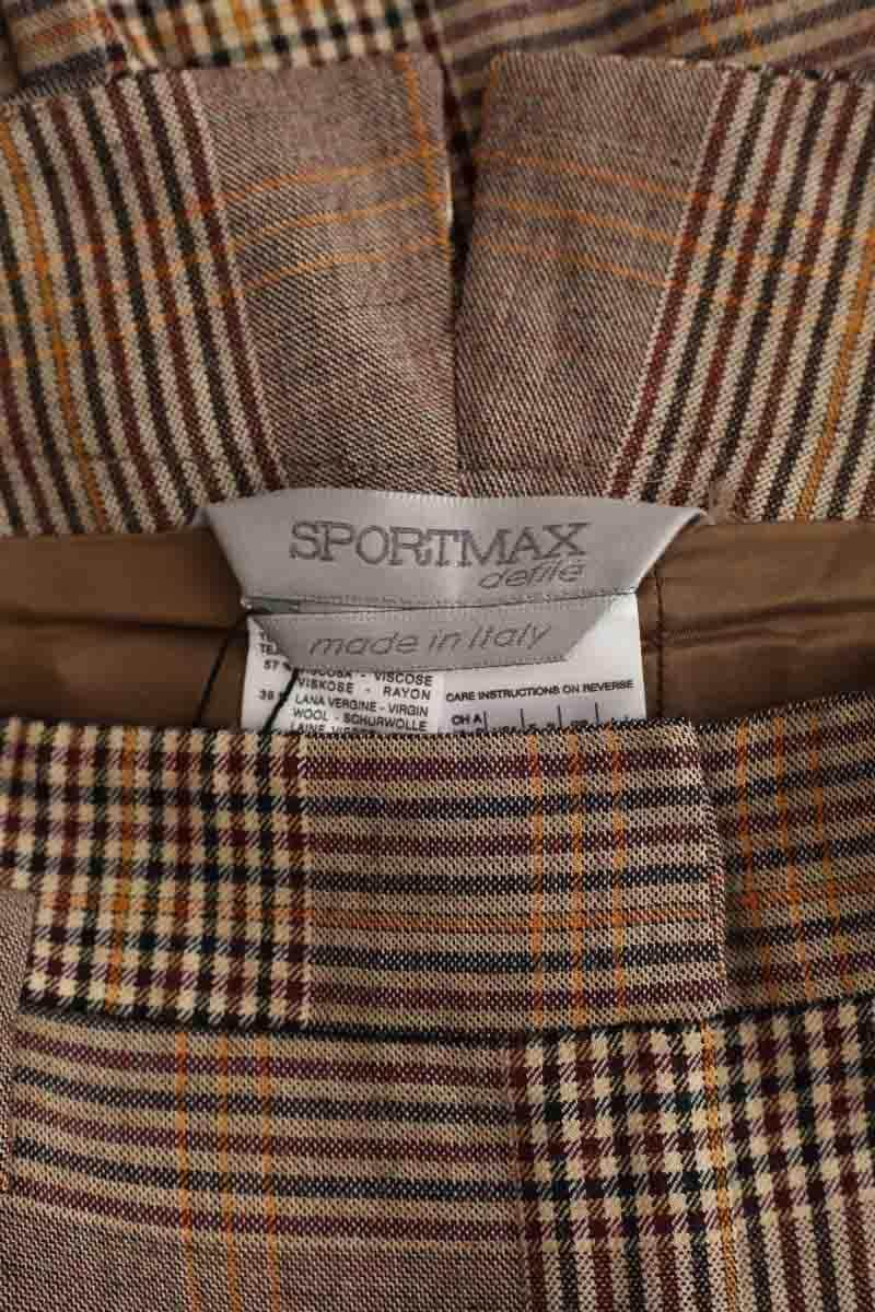 Jupe Sportmax Marron en Viscose