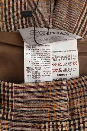 Jupe Sportmax Marron en Viscose