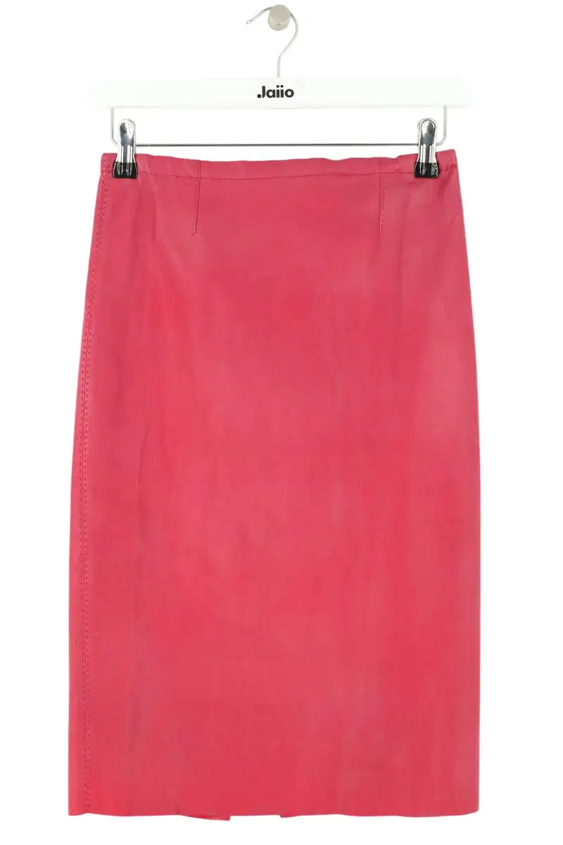 Jupe Stouls Rose en Cuir, taille S - Seconde Main