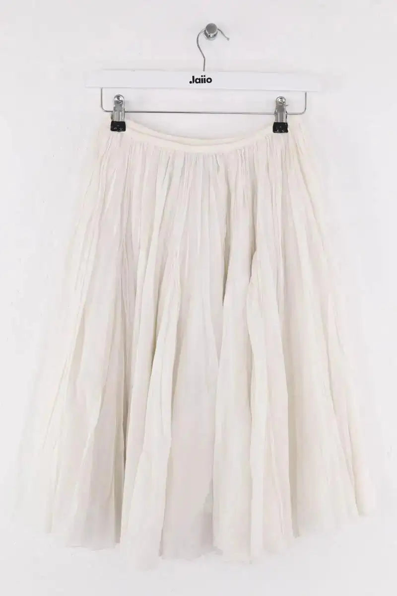 Jupe Tara Jarmon Blanc en Coton