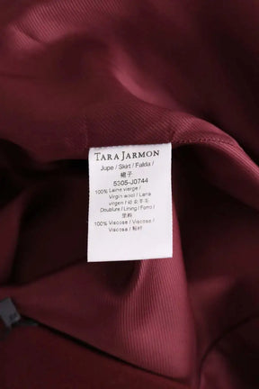 Jupe Tara Jarmon Bordeaux en Laine