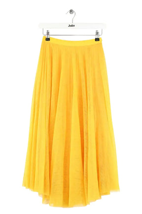 Jupe Tara Jarmon Jaune en Synthétique, taille XS - Seconde Main