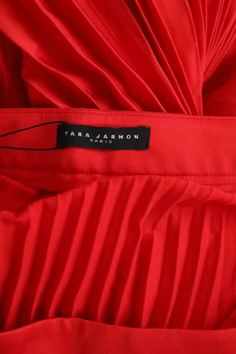 Jupe Tara Jarmon Juline Rouge en Synthétique