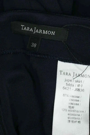 Jupe Tara Jarmon Marine en Viscose