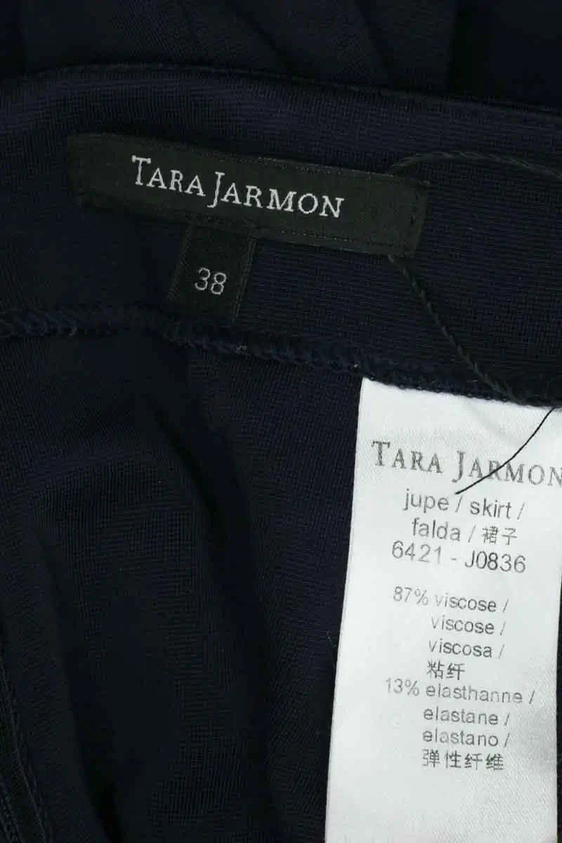 Jupe Tara Jarmon Marine en Viscose