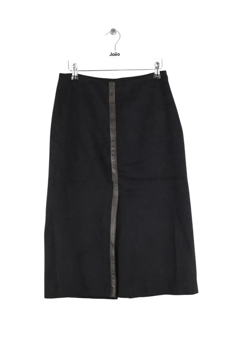 Jupe Tara Jarmon Noir en Laine, taille M - Seconde Main