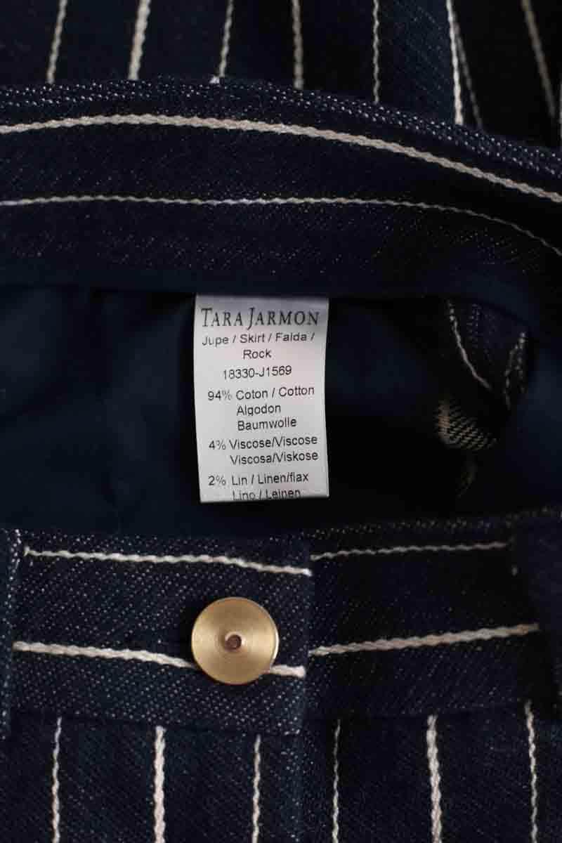 Jupe Tara Jarmon Rock Bleu en Coton
