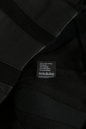 Jupe The Kooples Noir en Cuir