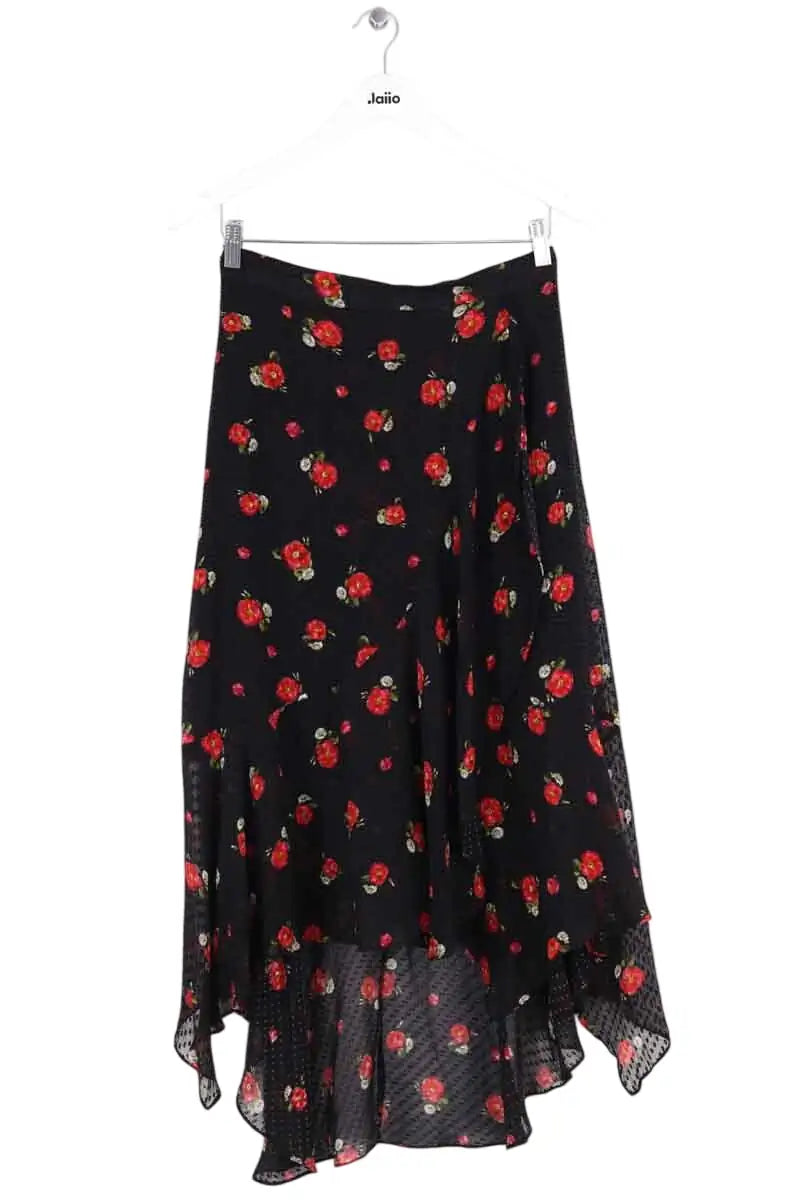 Jupe The Kooples Noir en Soie, taille M - Seconde Main