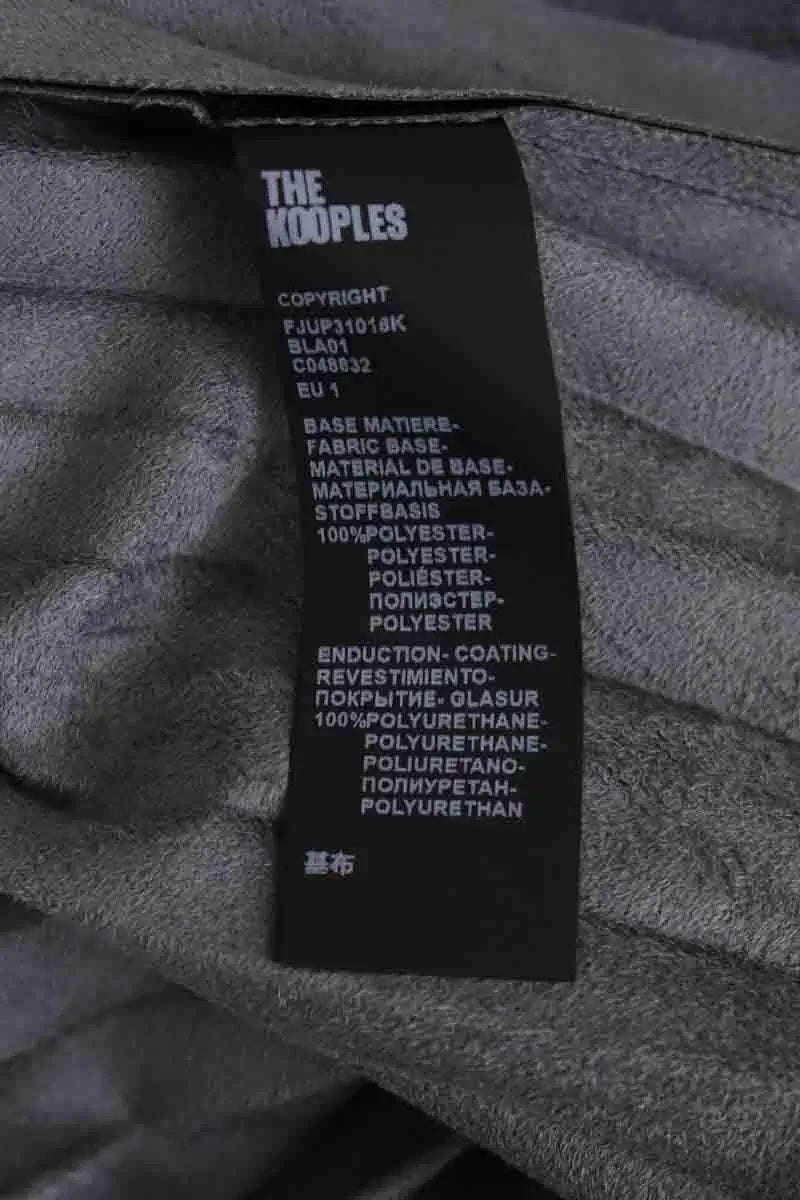 Jupe The Kooples Noir en Synthétique