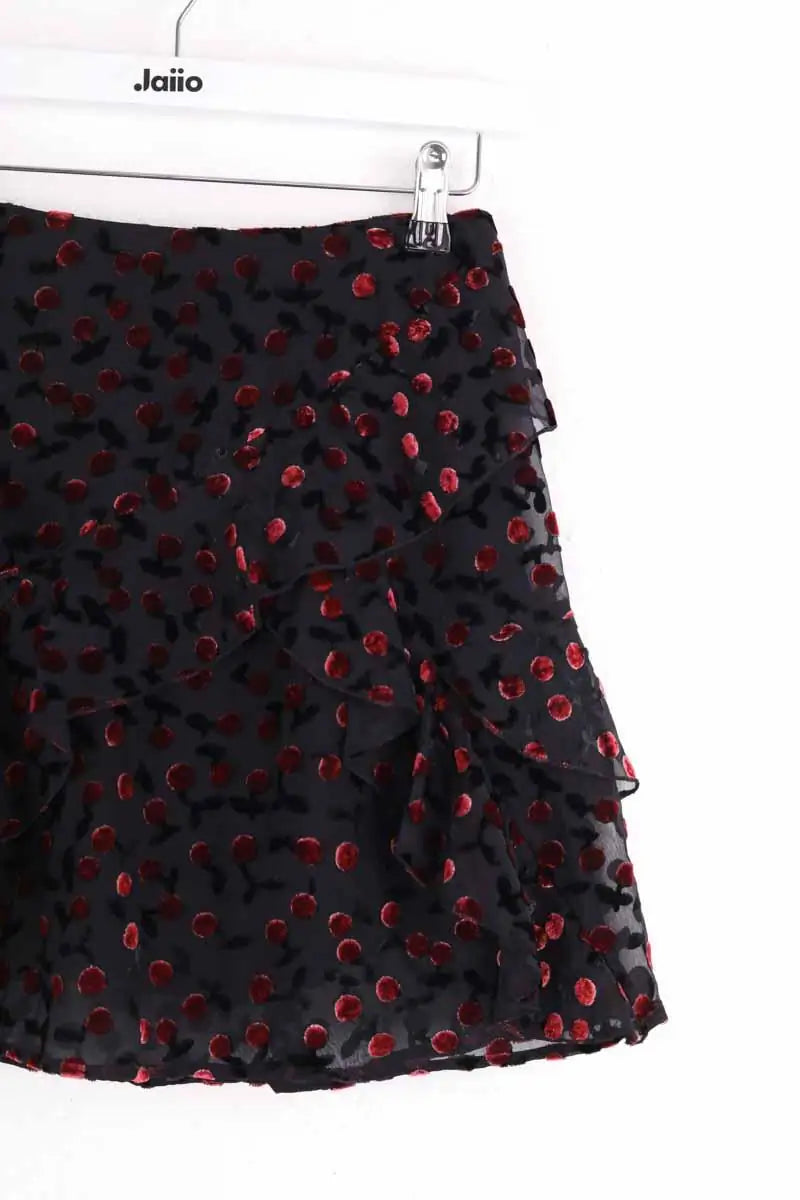 Jupe The Kooples Noir en Viscose