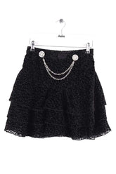 Jupe The Kooples Noir en Viscose, taille S - Seconde Main