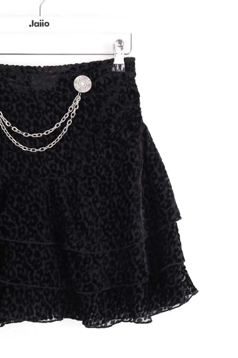 Jupe The Kooples Noir en Viscose