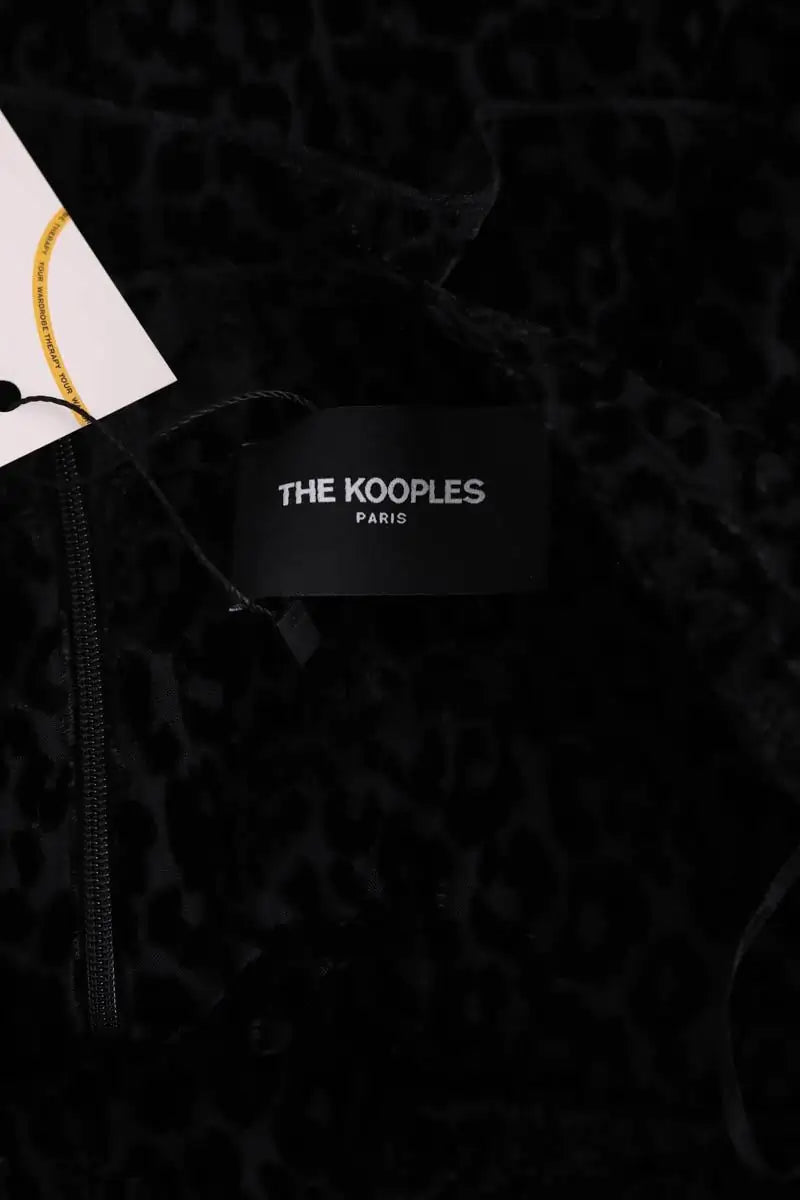 Jupe The Kooples Noir en Viscose