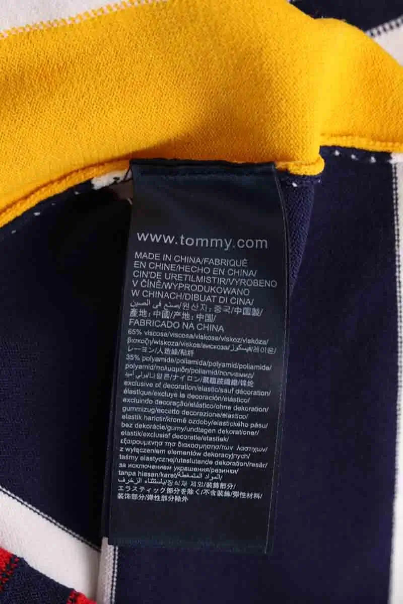 Jupe Tommy Hilfiger Multicolore en Viscose