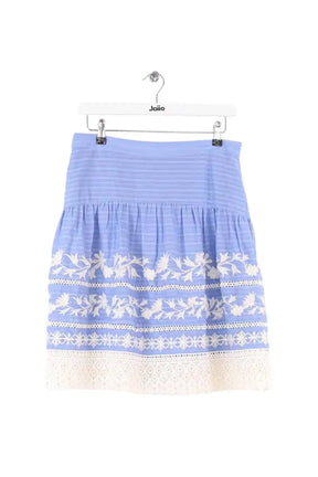 Jupe Tory Burch Bleu en Coton, taille L - Seconde Main