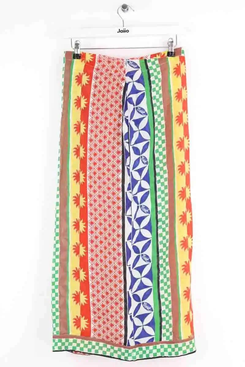 Jupe Tresse Multicolore en Lin