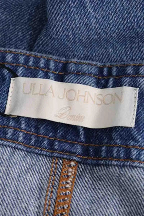 Jupe Ulla Johnson Bleu en Coton