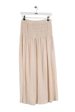Jupe Vanessa Bruno Beige en Lin, taille M - Seconde Main