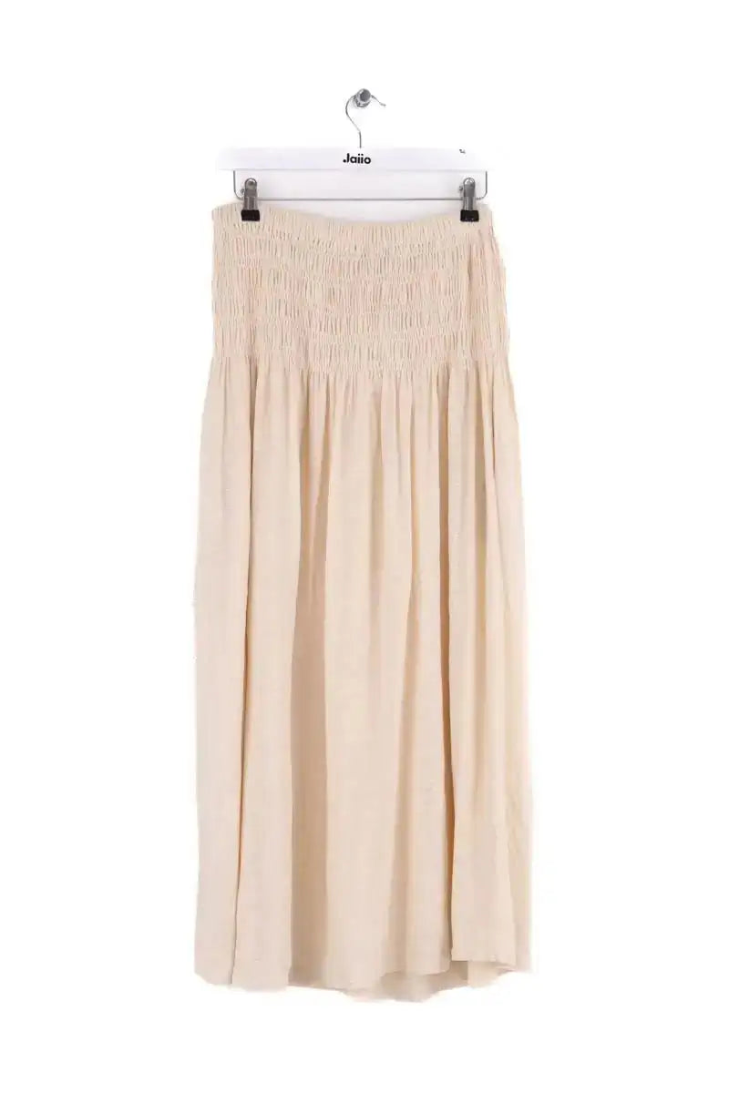 Jupe Vanessa Bruno Beige en Lin