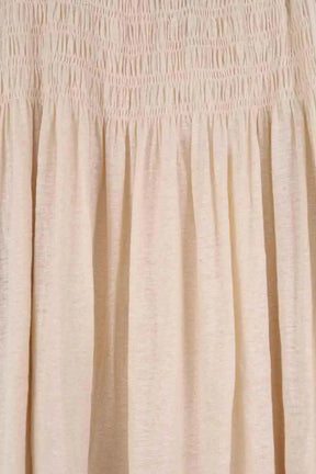 Jupe Vanessa Bruno Beige en Lin