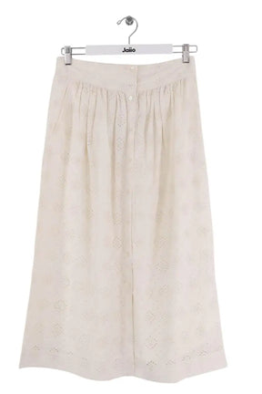 Jupe Vanessa Bruno Ecru en Coton, taille L - Seconde Main