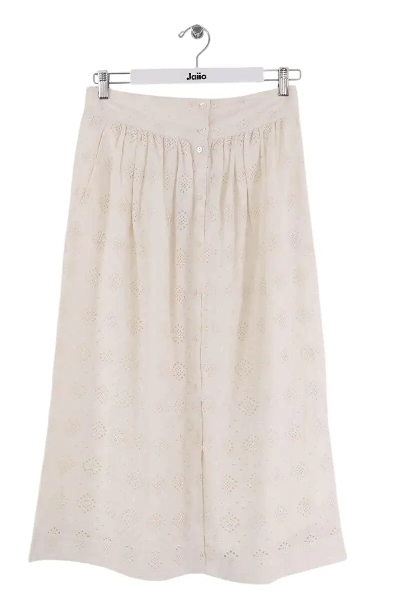 Jupe Vanessa Bruno Ecru en Coton, taille L - Seconde Main