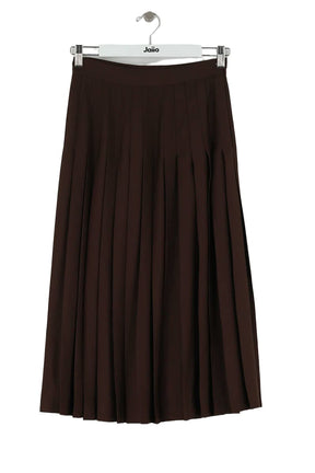 Jupe Vanessa Bruno Marron en Viscose, taille XS - Seconde Main