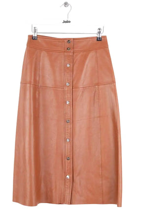 Jupe Vanessa Seward Marron en Cuir, taille M - Seconde Main