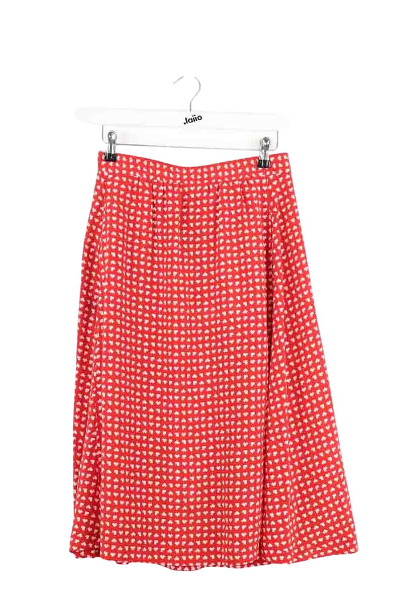 Jupe Vanessa Seward Rouge en Soie, taille M - Seconde Main