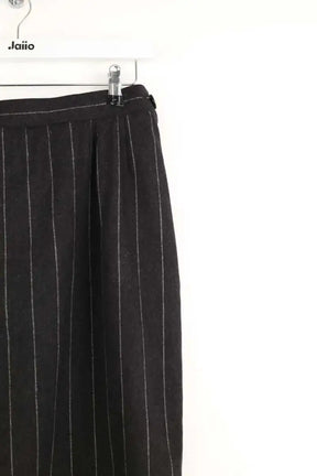 Jupe Yves Saint Laurent Anthracite en Laine