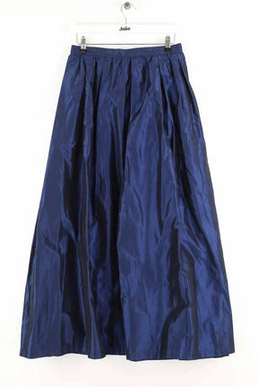 Jupe Yves Saint Laurent Bleu en Soie