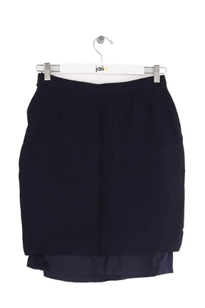Jupe Yves Saint Laurent Marine en Laine