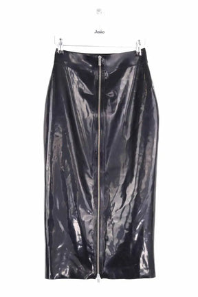Jupe Yves Saint Laurent Noir en Synthétique