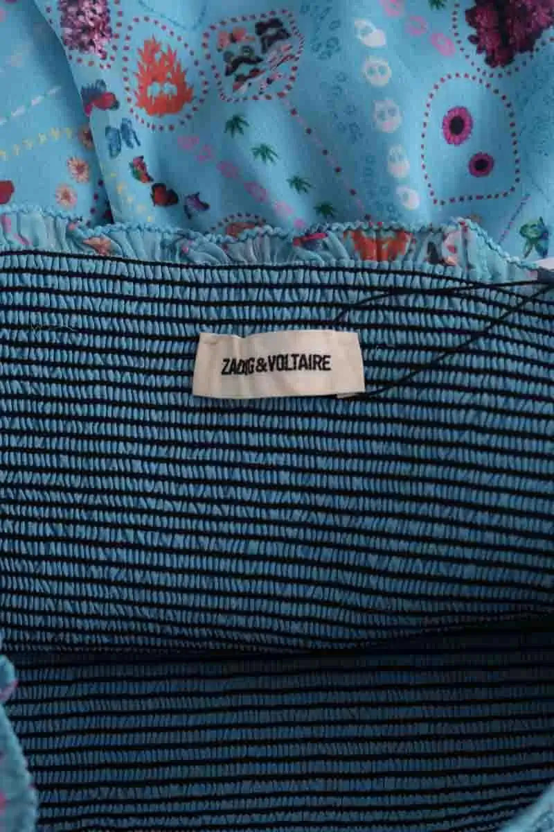 Jupe Zadig & Voltaire Bleu en Synthétique