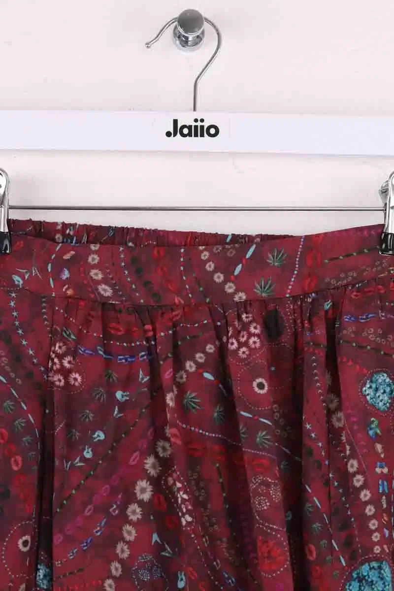 Jupe Zadig & Voltaire Bordeaux en Viscose