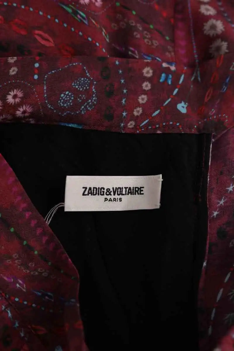 Jupe Zadig & Voltaire Bordeaux en Viscose