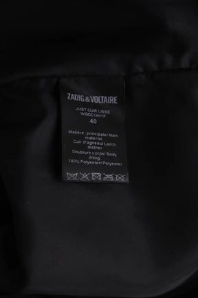Jupe Zadig & Voltaire Noir en Cuir