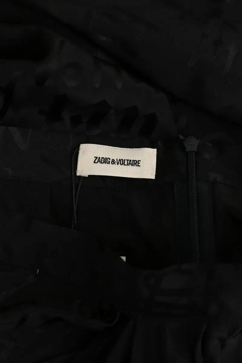 Jupe Zadig & Voltaire Noir en Soie