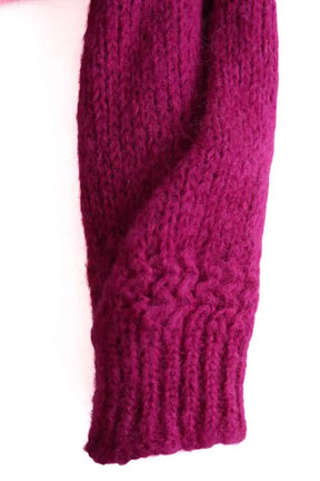 Écharpe Sézane Violet en Laine