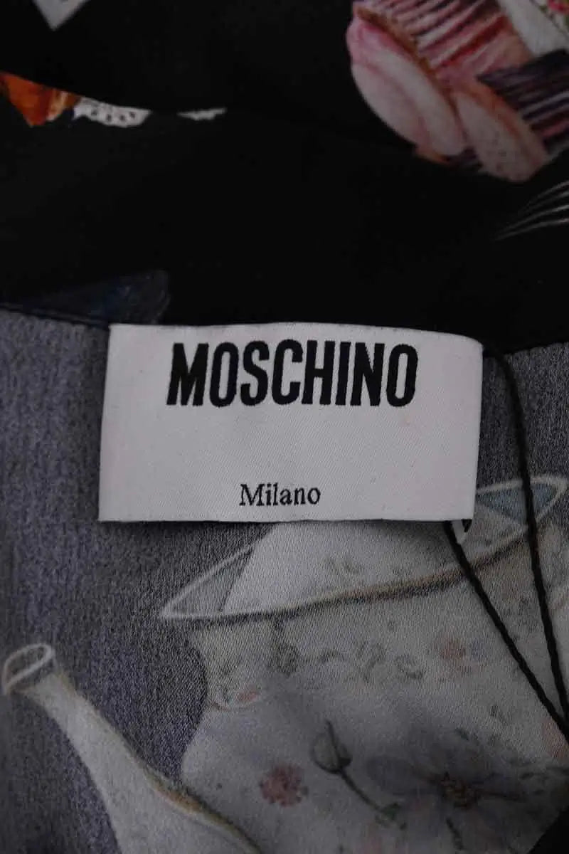 Chemise Moschino Noir en Soie