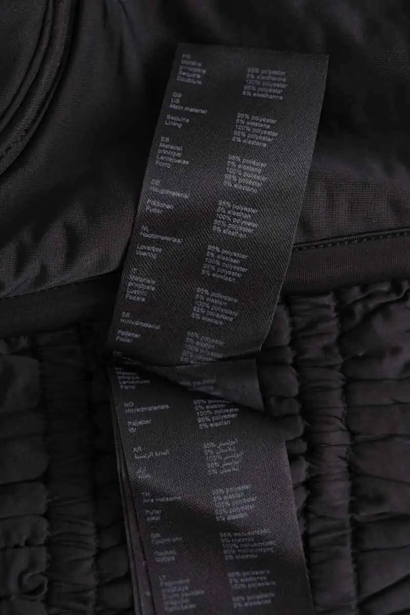 Top sans manche Maje Noir en Synthétique