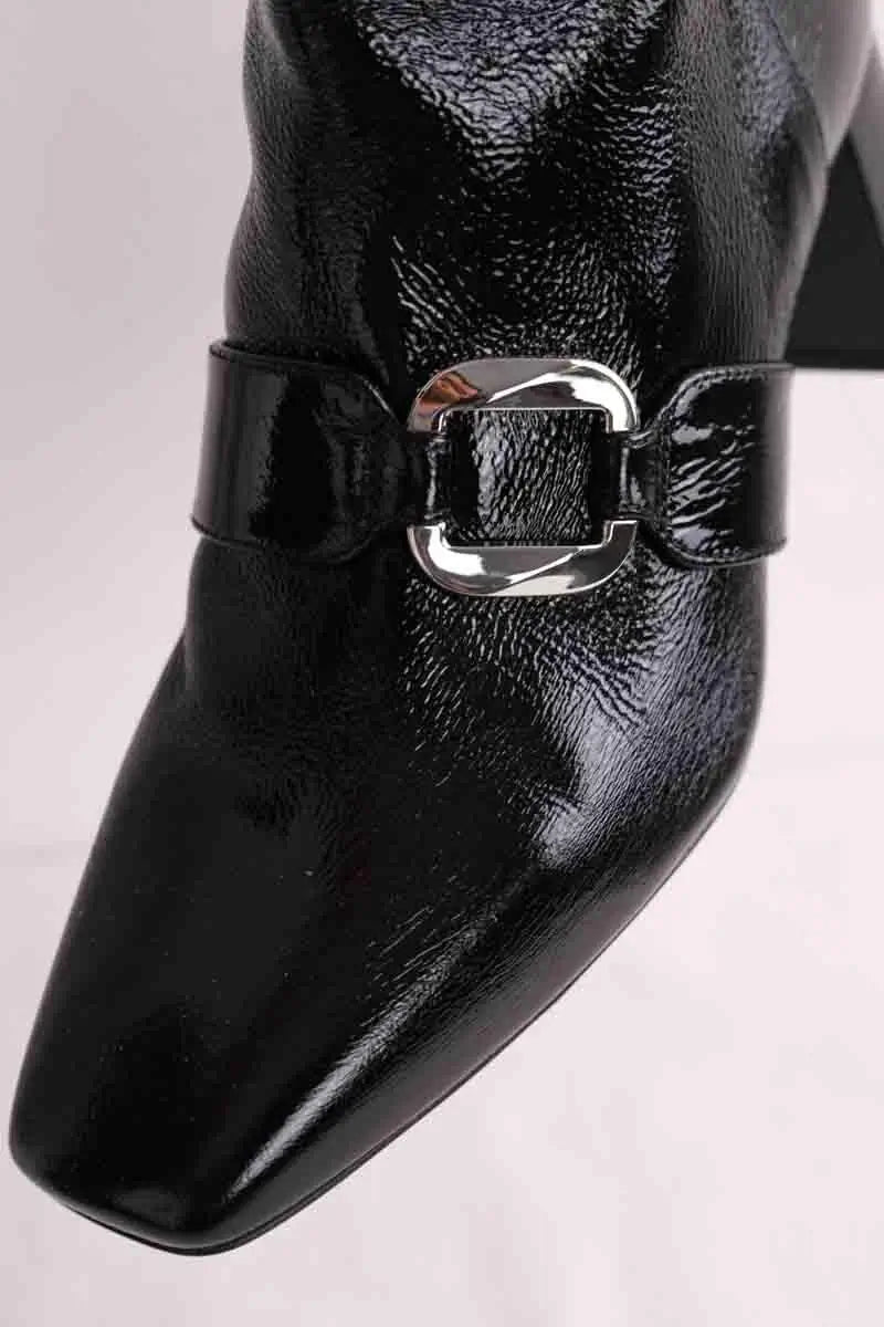 Bottes LK Bennett Gigi Noir en Cuir verni
