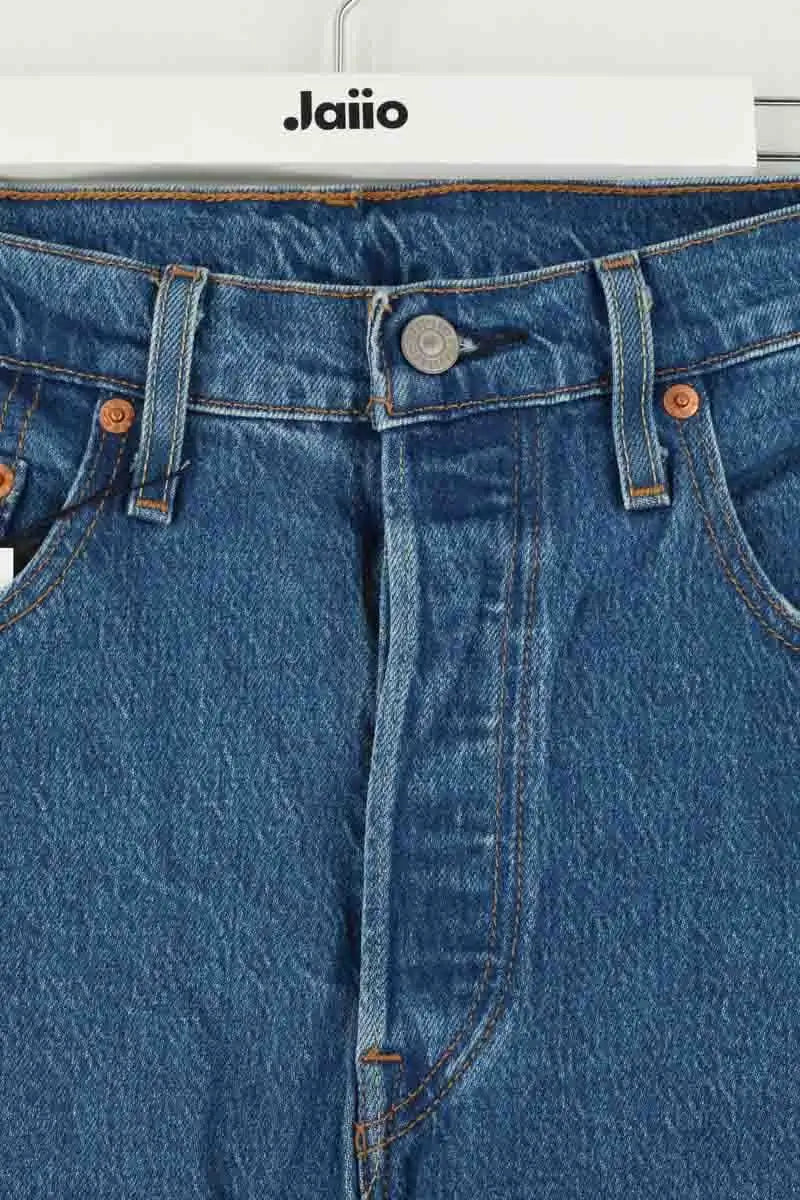 Jean droit Levi's 501 Bleu en Coton