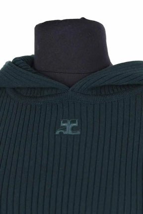 Pull Courrèges Vert en Viscose