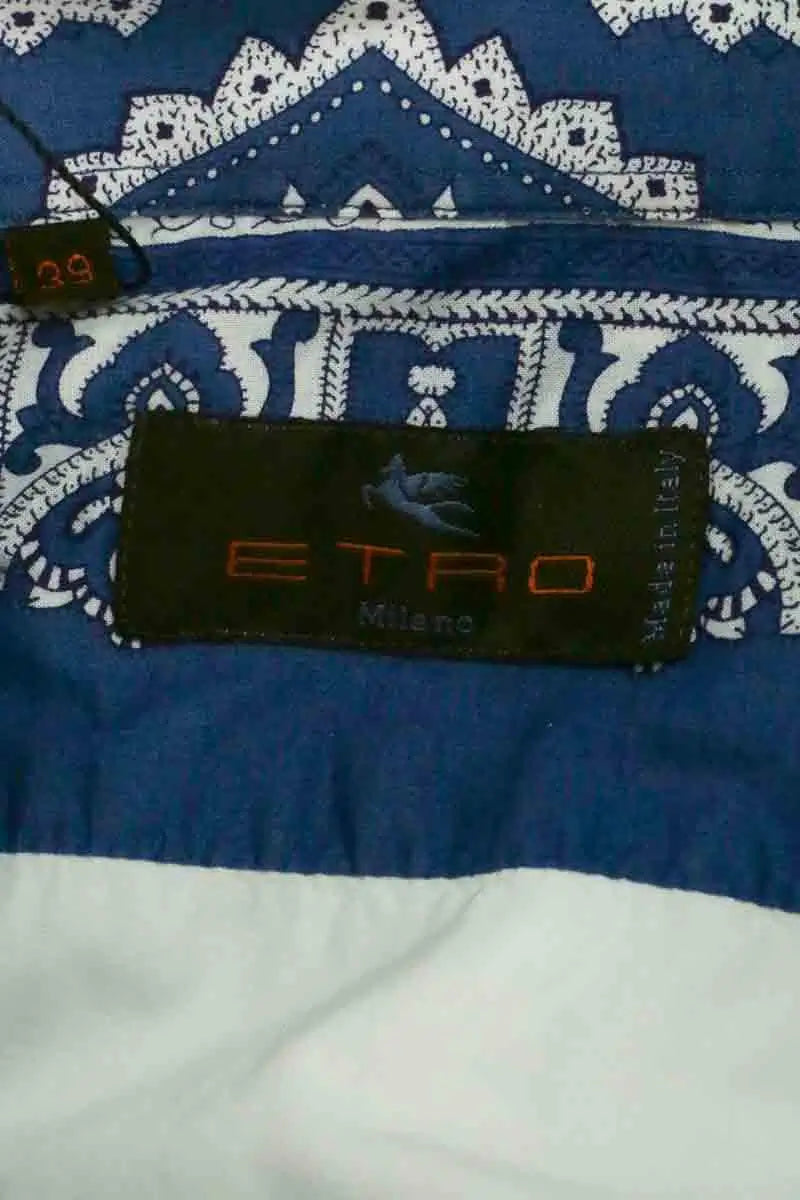 Chemise Etro Bleu en Coton