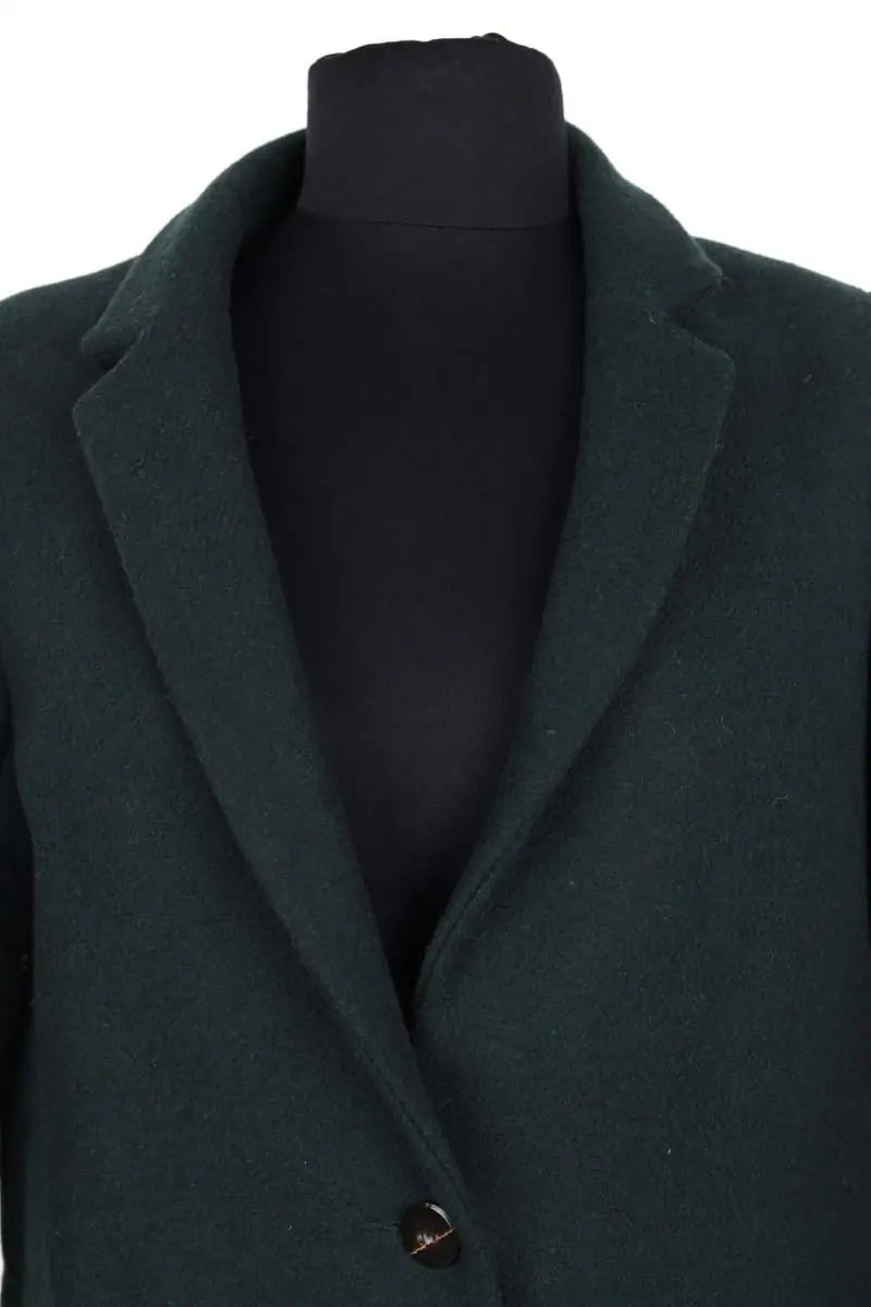 Manteau B Sides Vert en Laine
