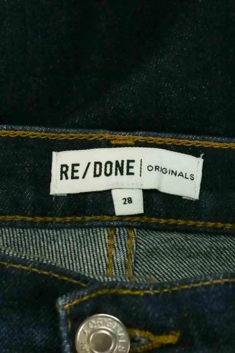 Jean droit RE/DONE Bleu en Coton